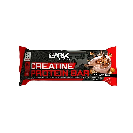 Barra de Proteína Creatine Protein Bar 45g Creme De Avela Dark Lab