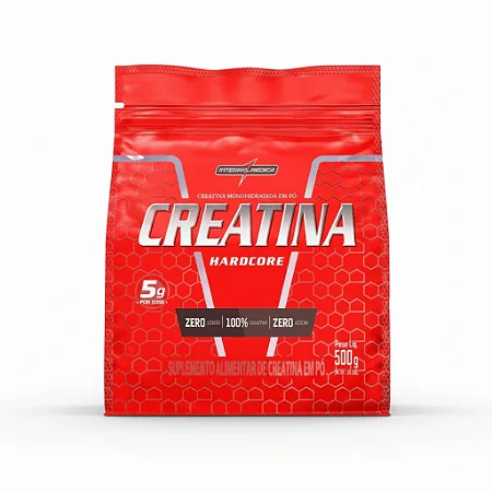Creatina 100% Pura 500g Hardcore IntegralMedica
