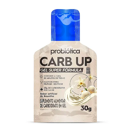 Carb-Up Gel Super Formula Baunilha Probiotica