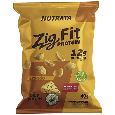 Salgado Proteico Nutrata Zig Fit Protein Dois Queijos 40g