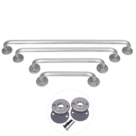 BARRA DE APOIO HORIZONTAL 40 CM COR NATURAL COM RECARTILHA