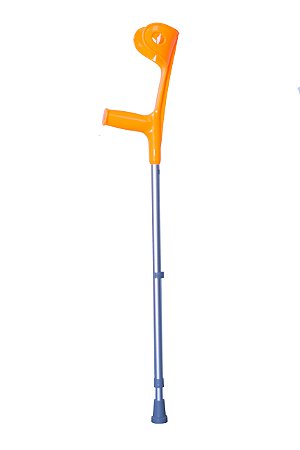 PAR DE MULETA CANADENSE FX POP 110KG CK - LARANJA