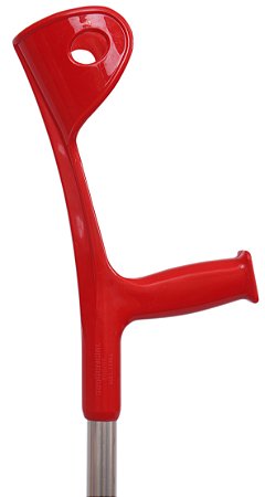 PAR DE MULETA CANADENSE FX 130KG CK - VERMELHA