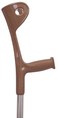 PAR DE MULETA CANADENSE FX 150KG CK - CAFE COM LEITE