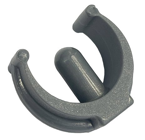 PINO TIPO CLICK 1" POLIMERO CINZA ESCURO - 12 UNIDADES