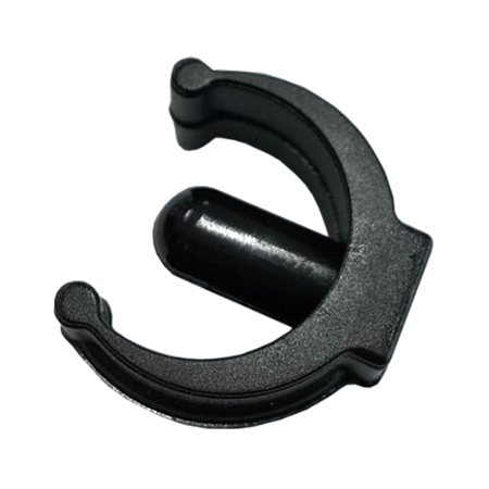 PINO TIPO CLICK 1" POLIMERO PRETO - 12 UNIDADES