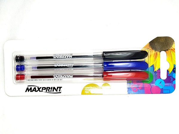 CANETA ESFER MAX PRO BLISTER 3 MAX 1 PC REF - 706420