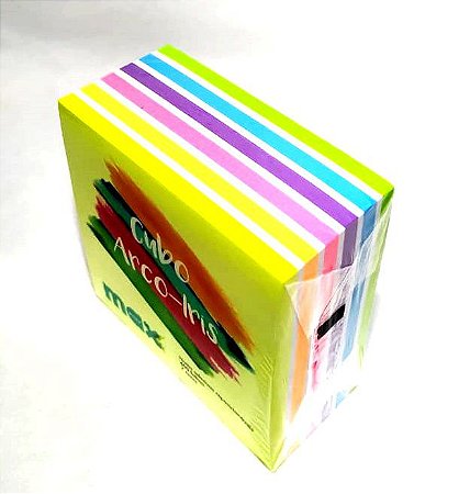 BLOCO ADESIVO CUBO 7C 76MMX76MM REF - 744867