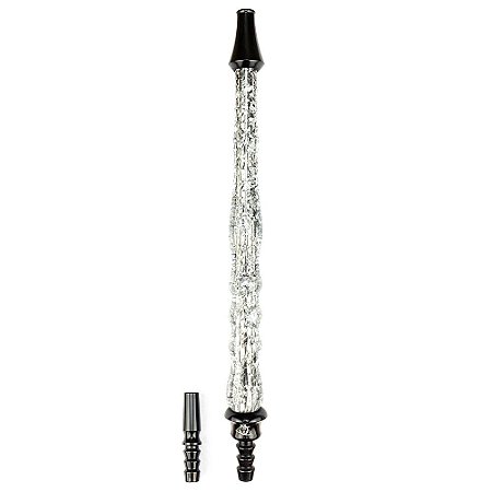 Piteira Nayb Hookah - Clear Silver