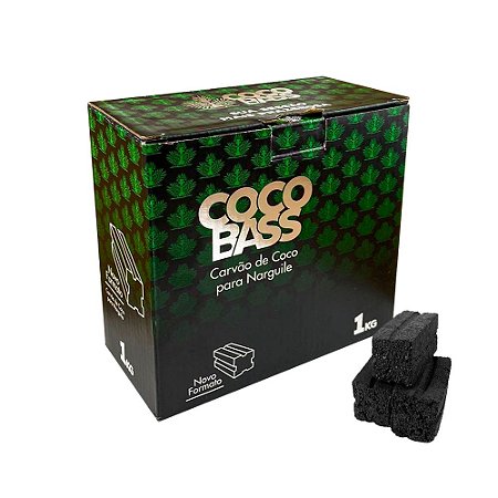 Carvão Coco Bass 1Kg Tijolinho