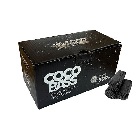 Carvão Coco Bass 500g Hexagonal