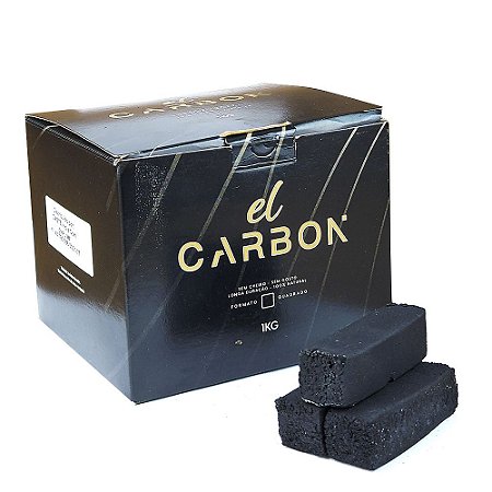 Carvão El Carbon 1kg Quadrado
