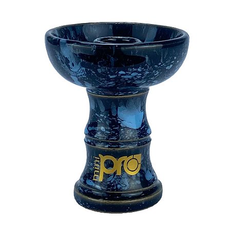 Rosh Pro Hookah Mini Gold - Preto/Azul Claro