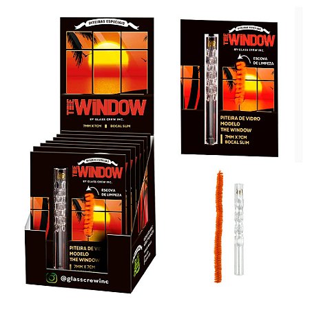 Display Piteira de Vidro Glass Crew Especial – The Window (7 Kits)