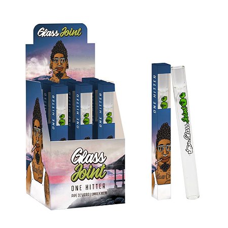 Display Pipe De Vidro Glass Crew / Glass Joint – One Hitter (9 Kits)