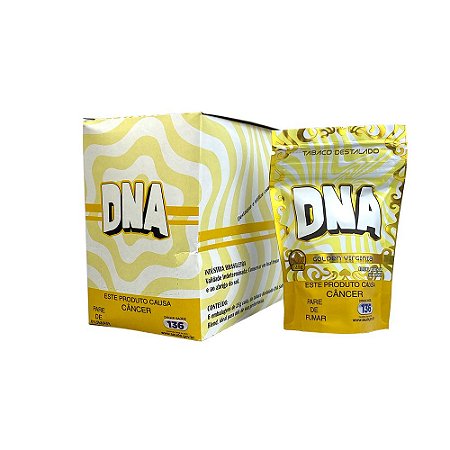 Display Tabaco Para Enrolar Cigarro Virginia Destalado DNA Golden (CX/6 Pacotes de 25g)