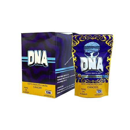 Display Tabaco Para Enrolar Cigarro Virginia Destalado DNA Soft Blend (CX/6 Pacotes de 25g)