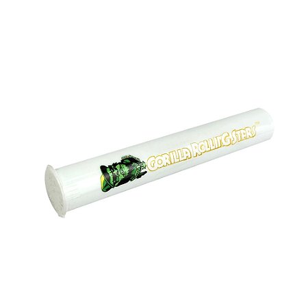 Tubo para Guardar Cigarro Gorilla Rolling Stars - Branco