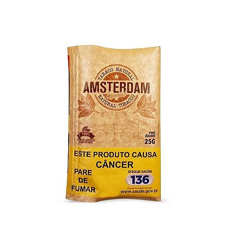 Tabaco Para Enrolar Cigarro Amsterdam 25g