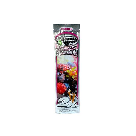 Seda Blunt Wrap Double Platinium (Pacotes Com 2 Un) - Berries