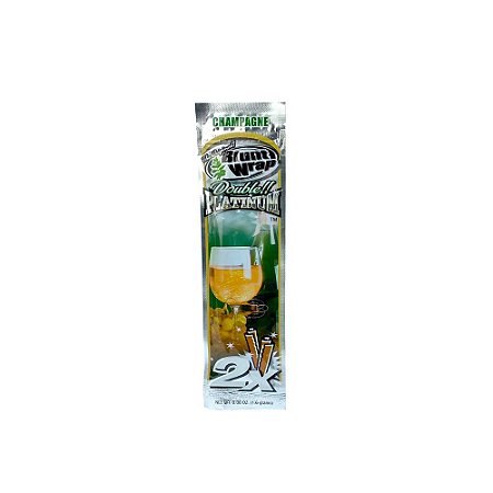 Seda Blunt Wrap Double Platinium (Pacotes Com 2 Un) - Champagne