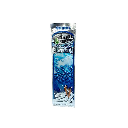 Seda Blunt Wrap Double Platinium (Pacotes Com 2 Un) - Blueberry