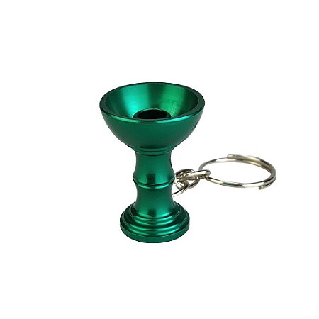 Chaveiro De Alumínio Pro Hookah - Verde Brilho