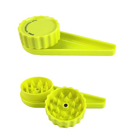 Dichavador De Plástico DK Suporte Funil - Amarelo