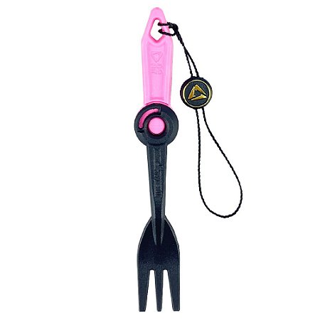 Garfo e Furador Zord Hookah Mekahfork - Rosa