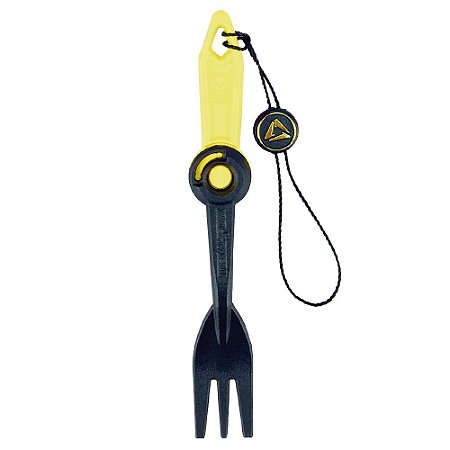 Garfo e Furador Zord Hookah Mekahfork - Amarelo