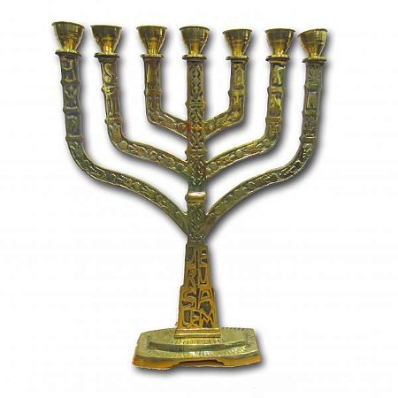 Candelabro de bronze - 1 unidade