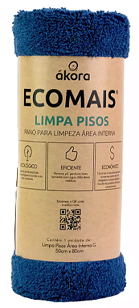 AKORA FLANELA DE MICROFIBRA AZUL 40X35