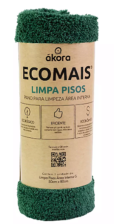 AKORA FLANELA DE MICROFIBRA VERDE 40X35