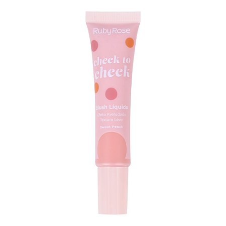 Blush Líquido Cheek to Cheek Sweet Peach Ruby Rose