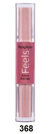 Batom Líquido Duo Lips Feels Ruby Rose - Cor 368
