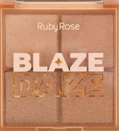 Paleta de Iluminador Blaze Daze Ruby Rose