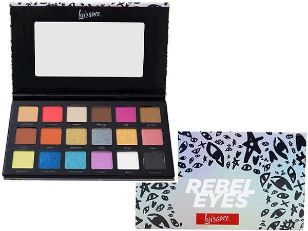 PALETA DE SOMBRAS REBEL EYES LUISANCE