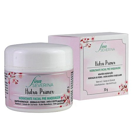 Hidra primer hidratante facial pré maquiagem Fina Severina