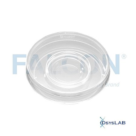ðŸ”´ðŸ’¥ Placa de Petri Cultura Celular com poÃ§o central, 60mm, superfÃ­cie tratada, estÃ©ril, pacote com 20 unidades 353037-PCT (Falcon)