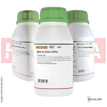 ❆ Ágar cromogênico (HiCrome) UTI, HiVeg, modificado, frasco com 500 gramas MV1418-500G (Himedia)