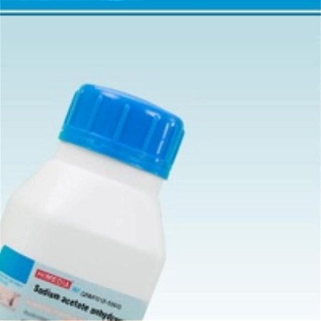 Acetato de Sódio Anidro, Hi-AR, Frasco com 500 gramas, mod.: GRM1012-500G (Himedia)