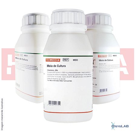 Agar Cromogênico HiCrome Salmonella, Frasco com 500 gramas, mod.: M1296-500G (Himedia)