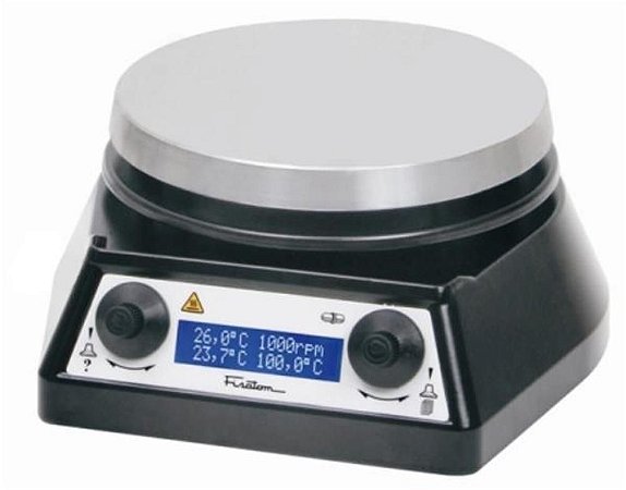 Agitador magnético digital com aquecimento, 10 litros, 100-1800rpm, 230V., mod.: 753A (Fisatom)