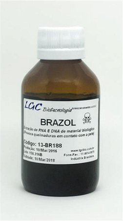 ❆ Brazol (Reagente a base de fenol para extração de ácidos nucleicos e proteínas), Frasco com 100 ml 13-BR188 (LGCBio)