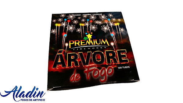 TORTA 100 TUBOS ÁRVORE DE FOGO