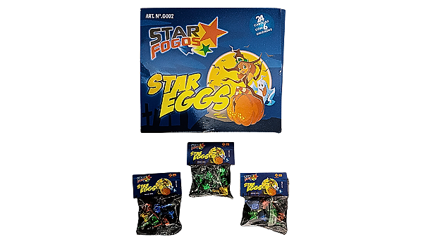 BOLINHA CRACKLING STAR EGGS