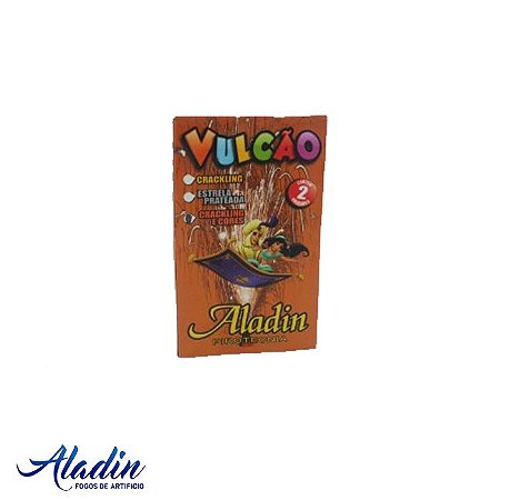 VULCÃO CRACKLING E CORES