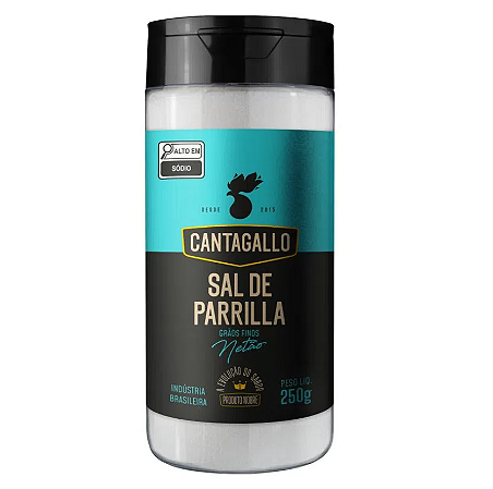 SAL DE PARRILLA CANTAGALLO GRÃOS FINOS NETÃO 250G