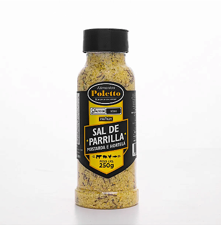 Sal de Parrilla Mostarda e Hortelã 250g
