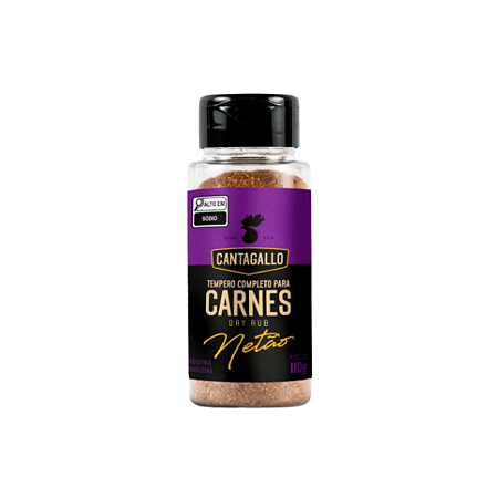 Dry Rub Carnes Vermelhas CantaGallo by Netão 110g